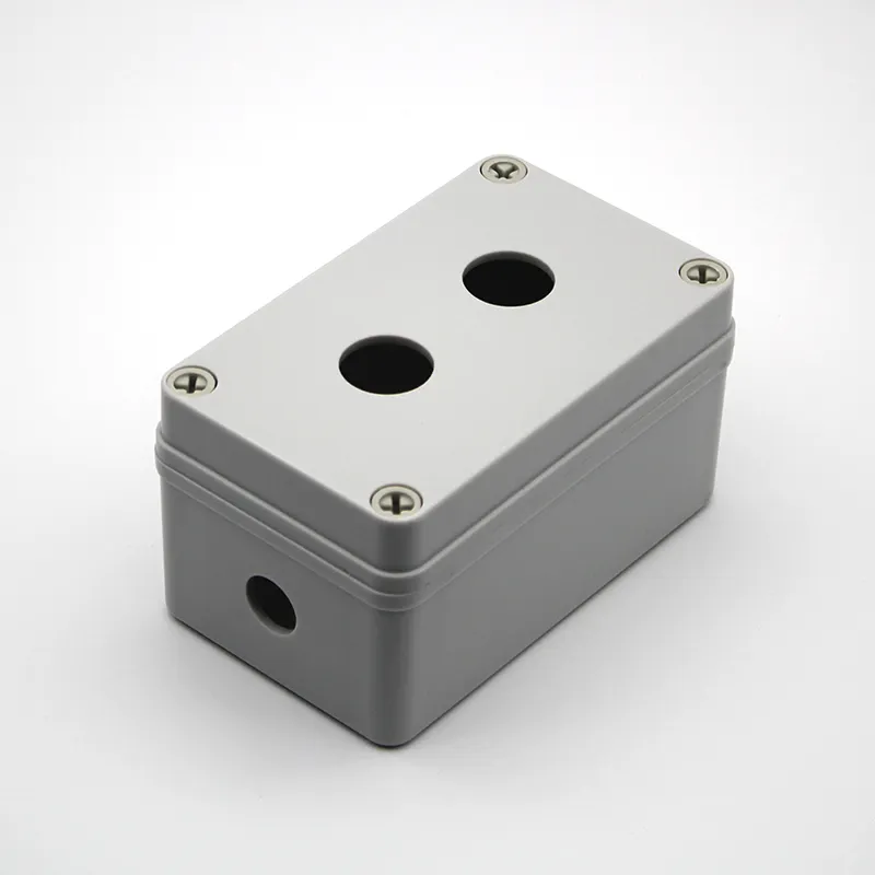 Kualitas Tinggi Tahan Air Panel Indikator Lampu Kotak 1/2/3/ 4 Lubang Tombol Control Switch Plastik