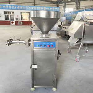 Macchina Pneumatica in Acciaio Inox per Riempimento Carne Insaccatrice Macchinario per Lavorazione Alimenti Macchina per Produzione Carne in Vendita - Product Image 3