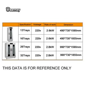 Bäckerei Fermenter Kammer Teig Ferment Box <span class=keywords><strong>Proofer</strong></span> Raum 16 Pfannen Brot Fermentation sraum für die Brothers tellung - Product Image 6