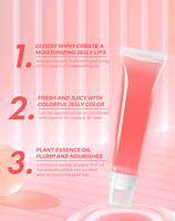 Gloss à lèvres végétalien hydratant et repulpant, teinte fruitée, pailleté, longue tenue, effet miroir, waterproof, logo personnalisé