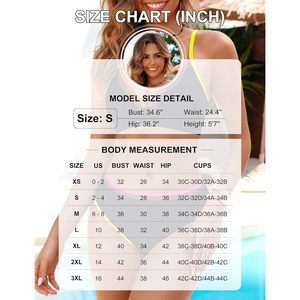 Conjuntos de bikini sexys para mujer, traje de baño de dos piezas con bloques de color, top triangular push-up y braga de talle medio cheeky. - Product Image 6