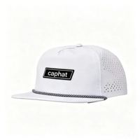 Gorra de Béisbol OEM de Secado Rápido y Transpirable, de Nylon, 5 Paneles, sin Estructura, con Visera de Cuerda, Personalizable con tu Propio Logotipo