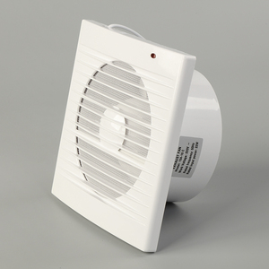 Ventilateur d'extraction d'air mural en plastique de 4 pouces, extracteur de fumée, ventilateur de salle de bain, petit ventilateur mural carré OEM - Product Image 4