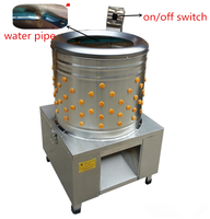 Machine à plumer les poules en acier inoxydable, ustensile de volaille à vendre