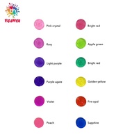 Ensemble de 12 couleurs de teinture liquide en résine époxy plastique, pigment pour bricolage, fabrication artisanale, concentré de couleur, fournitures artistiques, encre colorante non toxique
