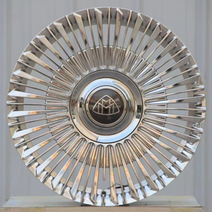 Ultra-Dense Turbine Forged Wheels For Mercedes-Maybach,Full Polished Twisted Spokes,6061-T6 Alu 17-18" B2B - Product Image 1