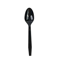 Cuillère à thé biodégradable personnalisée de 8 pouces, jetable, moderne, longue, en plastique, pour les voyages