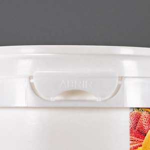 Wadah Es Krim Plastik PP IML Sekali Pakai 2L Bentuk Persegi Panjang - Product Image 6