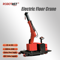 Mini-grue de levage électrique pliable portable à commande directe d'usine avec chargeur de batterie 180 °   Rotation