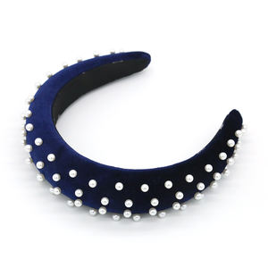 Finestyle مصمم رباطات بلينغ اللؤلؤ رباطات ربطة القوس فيونكة عقال مع الذروة - Product Image 4