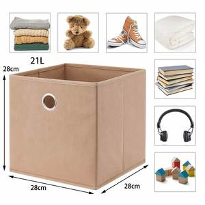 Boîtes de rangement pliables, tiroirs, organiseurs de bureau, de jouets, de vêtements, en tissu, pour enfants, bacs de rangement pour organiser la maison - Product Image 2