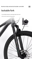 Vélo de montagne tout-terrain pour adultes, haute performance, 12 vitesses, frein à disque hydraulique en alliage d'aluminium, confortable, complet, pour tout type de sentier