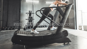 Caminadora Curva Comercial para Gimnasio en Casa con Pantalla LED, Accionamiento Mecánico, Construcción de Acero, Monitoreo Inalámbrico de Frecuencia Cardíaca - Product Image 4