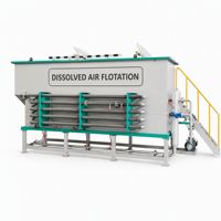 Machine de flottation à air dissous (DAF) à économie d'énergie, clarificateur pour le traitement des eaux usées, grattoir à boues automatique, conception compacte