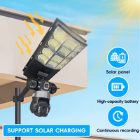 VANTONE-Lampe Solaire Intelligente CCTV Farola, Caméra Wifi, Réverbère LED Solaire, Lumière Super Élevée, Étanche