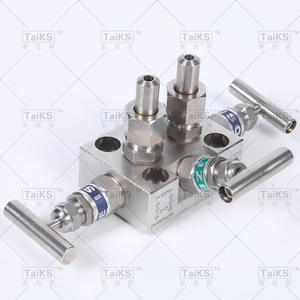 Manomètre différentiel en acier inoxydable à trois vannes intégré, transmetteur de pression à filetage interne/extérieur - Product Image 4