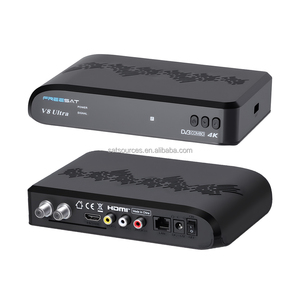 2025 FREESAT V8 siêu HD thu vệ tinh <span class=keywords><strong>DVB</strong></span>-S/S2/s2x <span class=keywords><strong>DVB</strong></span>-T/T2 hỗ trợ Ca được xây dựng trong Wifi RJ45 cổng <span class=keywords><strong>Ethernet</strong></span> (10/100/1000m) - Product Image 2
