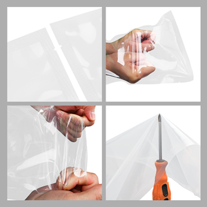 ถุงบรรจุอาหารแบบใสมีฟิล์มโพลีเอสเตอร์บรรจุอาหารถั่วถุงบรรจุภัณฑ์พลาสติกสุญญากาศใส - Product Image 3