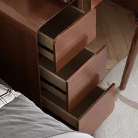 Combohome Vanity Desk avec miroir et lumières, Vanity desk de maquillage avec prise de courant, Makeup Desk avec 5 tiroirs et étagères de rangement