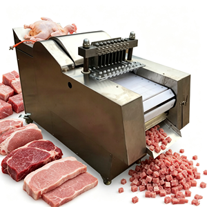 Nueva Máquina Industrial Automática Eléctrica para Cortar Carne en Cubos/<span class=keywords><strong>Dados</strong></span>, Grosor Ajustable, Acero Inoxidable 304, para Pescado - Product Image 3