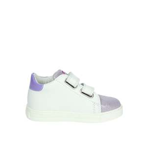 Baskets Falcotto pour filles, blanches, en toile, avec motif lapin et fermeture Velcro, Wisteria - Product Image 4