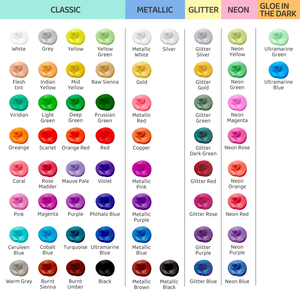 Wholesale 3D Non-toxic Washable 12 Colors 30 ml Permanent Soft Glow in the Dark <strong>Fabric</strong> <strong>Spray</strong> <strong>Paint</strong> Textile <strong>Paint</strong> for <strong>Fabric</strong> - Product Image 3