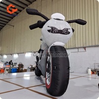 Modèle gonflable géant personnalisé de moto pour la publicité extérieure