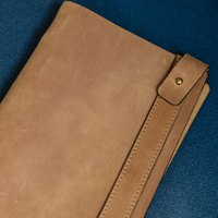 Couverture de menu en cuir PU personnalisée Cafe Bar Restaurant Menu Holder Personnalisation du logo personnalisé