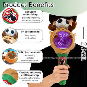 Cubierta de lámpara personalizada Kpop Lightstick Concert <span class=keywords><strong>Idol</strong></span> Support Stick Peluche de juguete eléctrico Cubierta protectora Decorar Furry Lantern Stick - Product Image 2