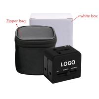 Cargador de Pared Plegable Universal con Doble USB PD y Adaptador Tipo-C, Enchufes EU/UK/AU/US para Teléfono Móvil, Laptop y Auriculares, para Viajes