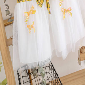 Nouvelle robe de princesse pour bébé fille, style élégant, de haute qualité, col rond, manches à pétales, robe tutu - Product Image 6