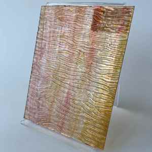 Fournisseur fabricant, vente chaude, verre texturé ondulé transparent de bonne qualité pour la décoration murale, motif - Product Image 2