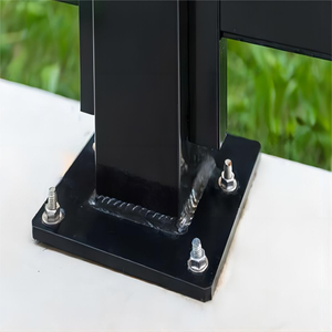 Paneles de valla de privacidad para exteriores de metal para privacidad de jardín de 8 pies modernos sostenibles valla de patio horizontal valla de listón de privacidad - Product Image 6