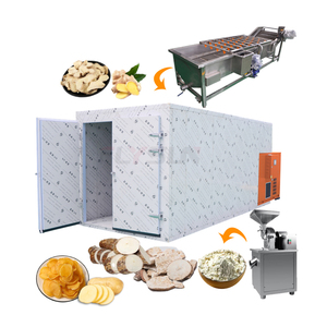 Petite machine de lavage, séchage et emballage pour frites, gingembre et curcuma - Product Image 1
