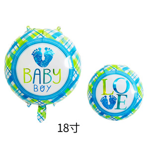 Keluaran baru balon Helium kertas timah Gender dekorasi pesta <span class=keywords><strong>Baby</strong></span> Shower anak laki-laki atau perempuan - Product Image 6