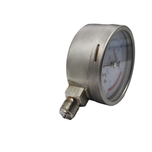 SONGLIN Manomètre en acier inoxydable de <span class=keywords><strong>4</strong></span> pouces Manomètre de haute précision Fond 0-1.6MPA - Product Image 3