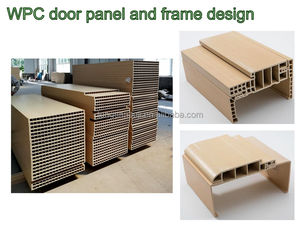 Wpc wpc דלת דלת לוח ביצוע מכונת ייצור מכונת החלקה החלקה על מכונת עץ פלסטיק מרוכבים - Product Image 2