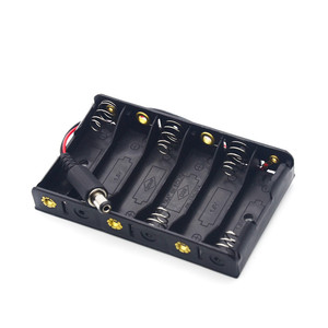 Caja de baterías 6 x AA con enchufe CC para fuente de alimentación Arduino de 9 V - Product Image 4
