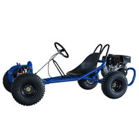 Go-Kart Langhui 168 con Motor de Gasolina de 270cc, Kart Recreativo Todoterreno, Velocidad Máxima de 60 km/h, Capacidad de Carga de 120 kg
