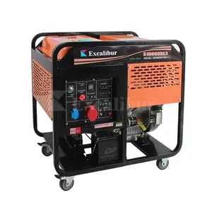 110v 220v Portable DC Horizontal 2 Cylinder Air Cooled 3000rpm/3600rpm Diesel Generator