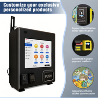 Distributeur automatique mural compact pour boîtes de nuit avec vérification d'identité, acceptant plusieurs modes de paiement, pour ZYN SNUS, doté d'un écran tactile numérique de 32 pouces