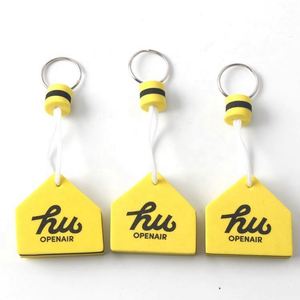 2024 Eco-Friendly Soft EVA Foam Floating Keychain Budget-friendly Plastic Key Ring for Cars & Promotions Cheap Price - Product Image 5