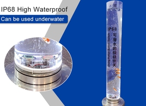 AIBEIKEN 12mm 2A 24V 1NO R/<strong>G</strong>/B Colored IP68 Stainless Steel Reset Latching Type Waterproof Piezo <strong>Switch</strong> for Bath Tub Swimming - Product Image 6