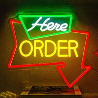 Dropshipping Free Design After Hours Flèche enseigne néon personnalisée logo néon à LED pour bar Cake Shop enseigne néon à LED personnalisée