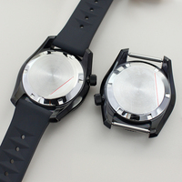 Boîtier de montre de plongée haut de gamme en acier inoxydable brossé 42 mm, étanche 100 m, verre saphir pour mouvements Seiko NH35 NH34/36/38