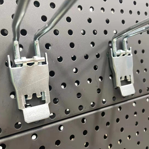 <strong>Pegboard</strong> Metal <strong>hook</strong> Promotional Supermarket Single And Double Wire <strong>hook</strong> Zinc Coat - Product Image 2
