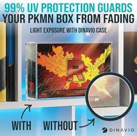 Boîte de présentation en acrylique Geling Good Sale Clear Etb avec protection UV, fabrication artisanale, boîte d'entraînement Elite en acrylique, couvercle magnétique UPC