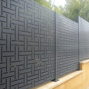 Modern Lazer Kesim Metal Çit Paneli CNC Hassas Kesim ile Bahçe Sınırı ve Gizlilik Perdesi - Product Image 4