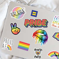 Autocollant coloré étanche en vinyle pour ordinateur portable résistant aux rayures personnalisé découpé Anime autocollant autocollants pour ordinateur portable