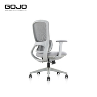 Chaise de bureau ergonomique moderne, confortable, pivotante en maille, pour les cadres et les visiteurs, en nylon durable.